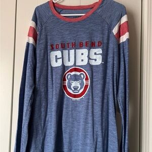 South Bend Cubs Blue Long Sleeve Shirt